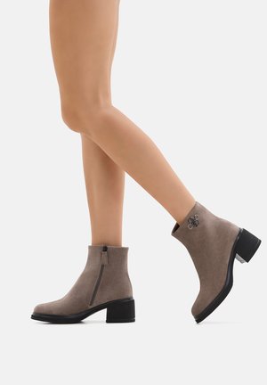 Stivaletti con plateau - grey