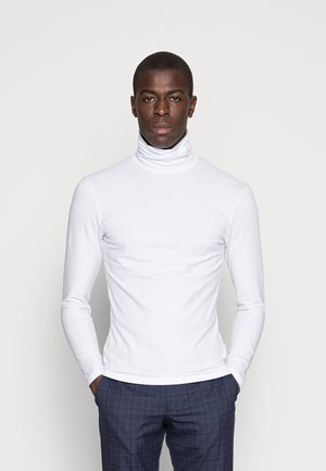 Langærmet T-shirt - white