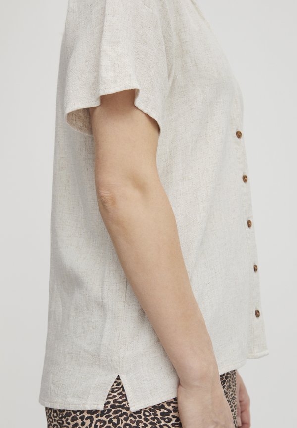 BYJohanna - Button-down blouse - nature linen3
