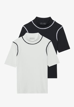 Anna Field by Zalando 2 PACK - T-shirt basic - off-white/black