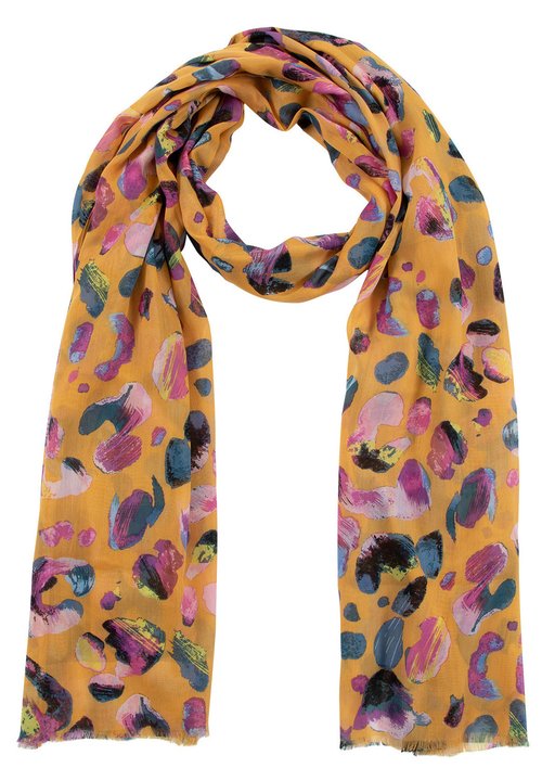 Foulard écharpe Pour Femme Couleur Jaune - Neuf Sans étiquette, Matière Douce, Accessoire Mode