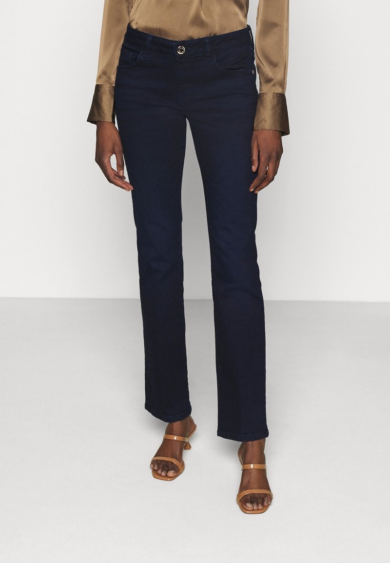 Mos Mosh Flared-farkut - dark-blue denim