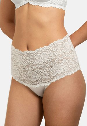 Nina von C., 2ER PACK DAMEN TAILLENSLIP MILLEFLEURS - Briefs - weiss