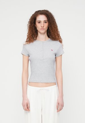 ICON HENLEY - T-shirts - grey