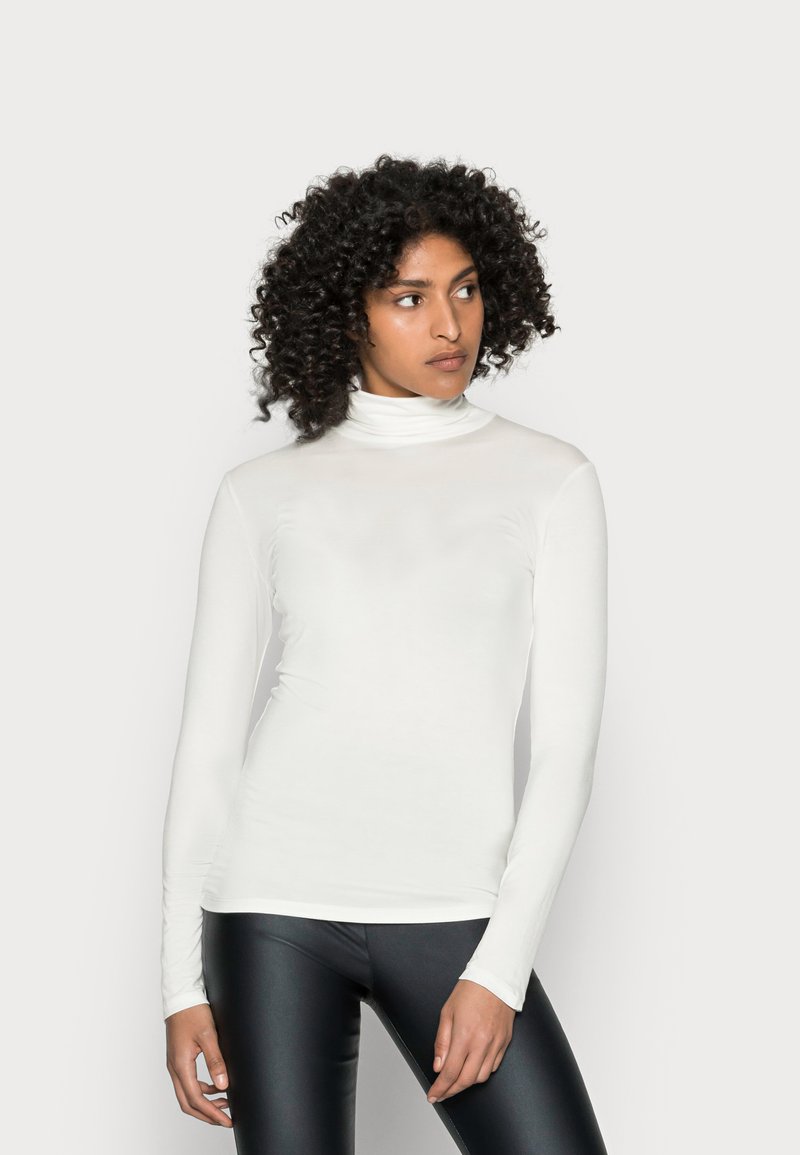 Kaffe - YOKO ROLLNECK   - T-shirt à manches longues - chalk, Agrandir