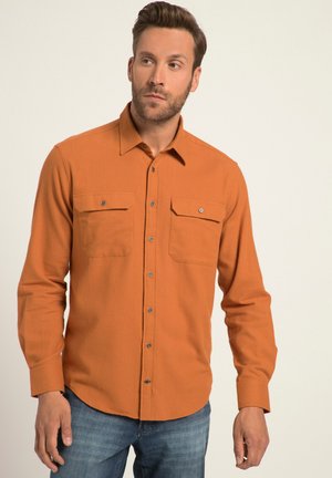 LONG SLEEVE KENT COLLAR MODERN FIT - Shirt - rusty orange
