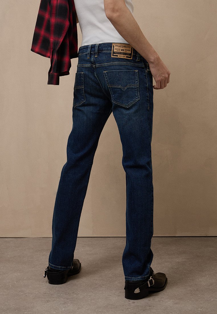 Diesel Straight leg jeans blauw