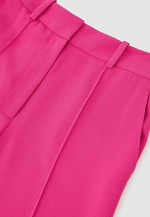 Reiss, REGULAR FIT - SKYE SEAM-DETAIL FLARED - Trousers - bright pink