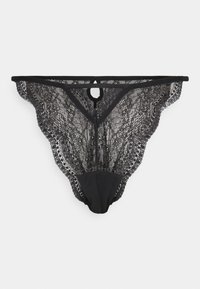 Hunkemöller ISABELLE HIGH LEG BRASILIAN - Slip - black