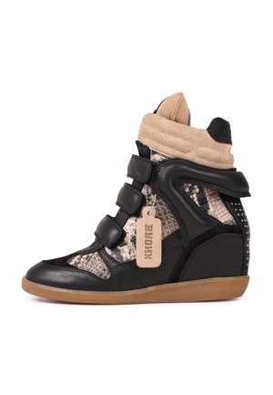 Bronx, JAEYY - High-top trainers - black/oatmilk