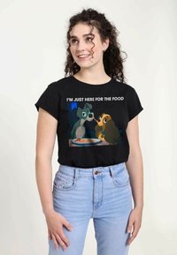 Henry Tiger LADY & THE TRAMP LADY TRAMP MEME - T-shirt z nadrukiem
