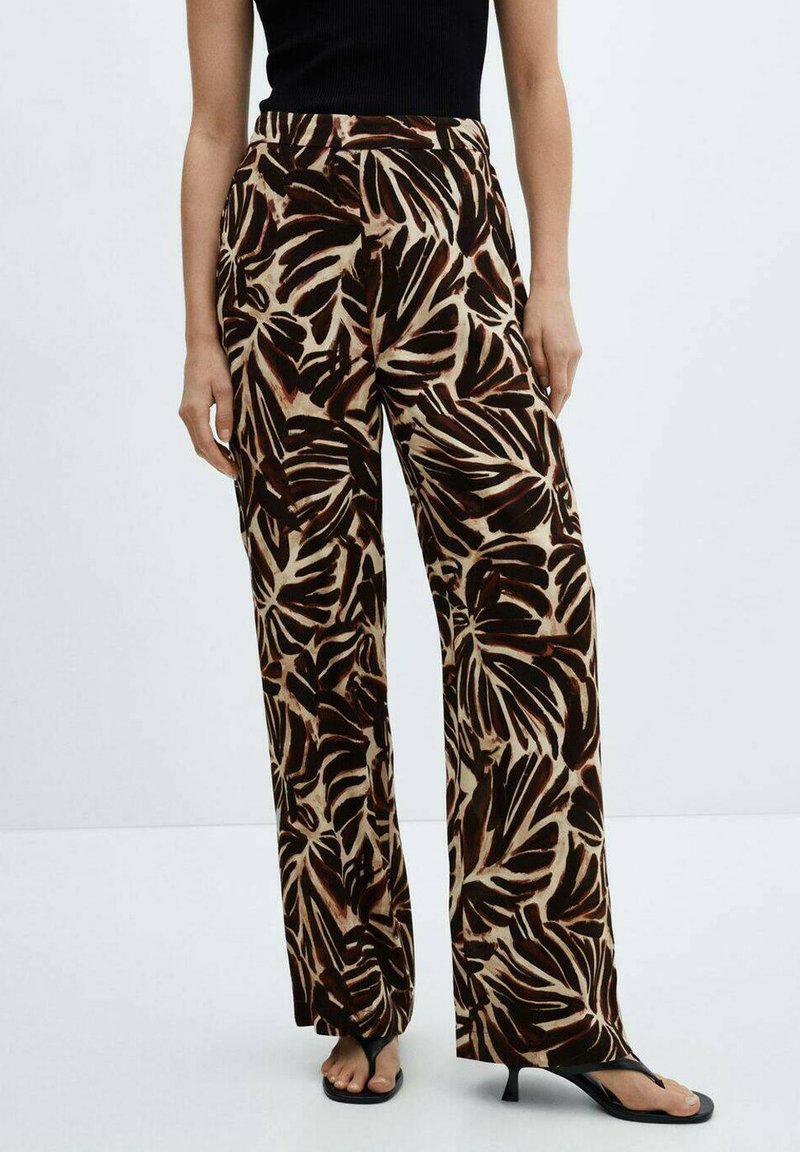Ulla Popken Marlenehose Hosen, Nero, 32W x 32L Donna