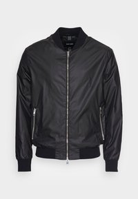 Antony Morato COAT REGULAR FIT IN PRINTED MICRO SQUARE MOTIF - Blusão aviador - black