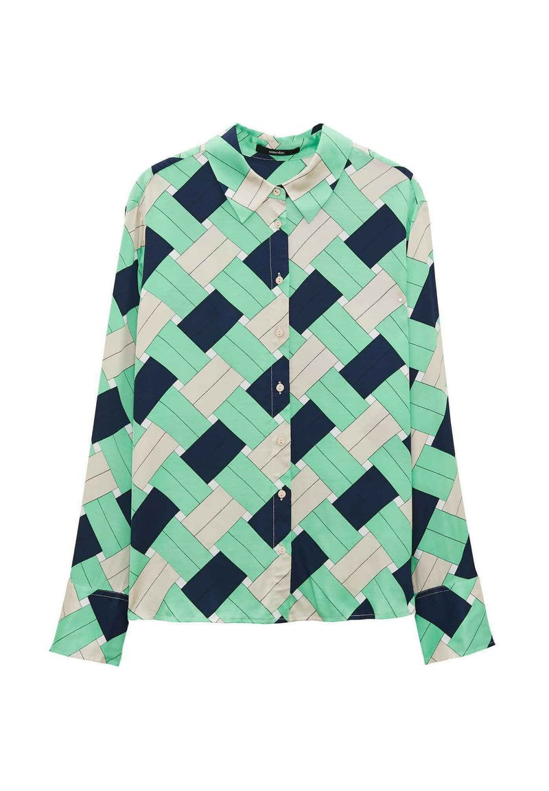 someday. Overhemdblouse groen