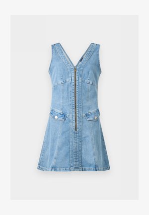 GAP, VNECK GARNET - Vestido vaquero - medium wash