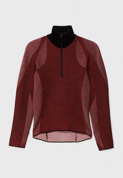 Saul Nash HIGH NECK COMPRESSION - Πουλόβερ - red/black