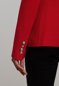 Lauren Ralph Lauren Petite BULLION JACQUARD BLAZER - Blazer - festive red