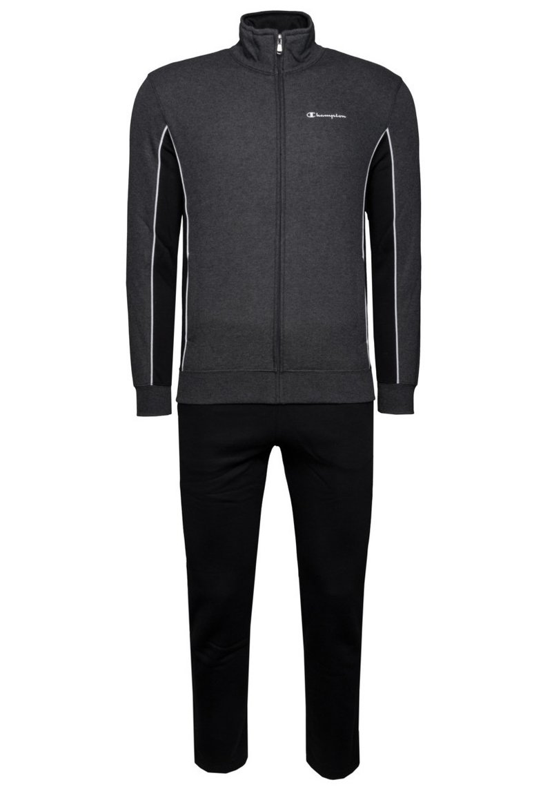 Champion FULL ZIP SET Trainingspak nbk nbk nbk wht/grijs