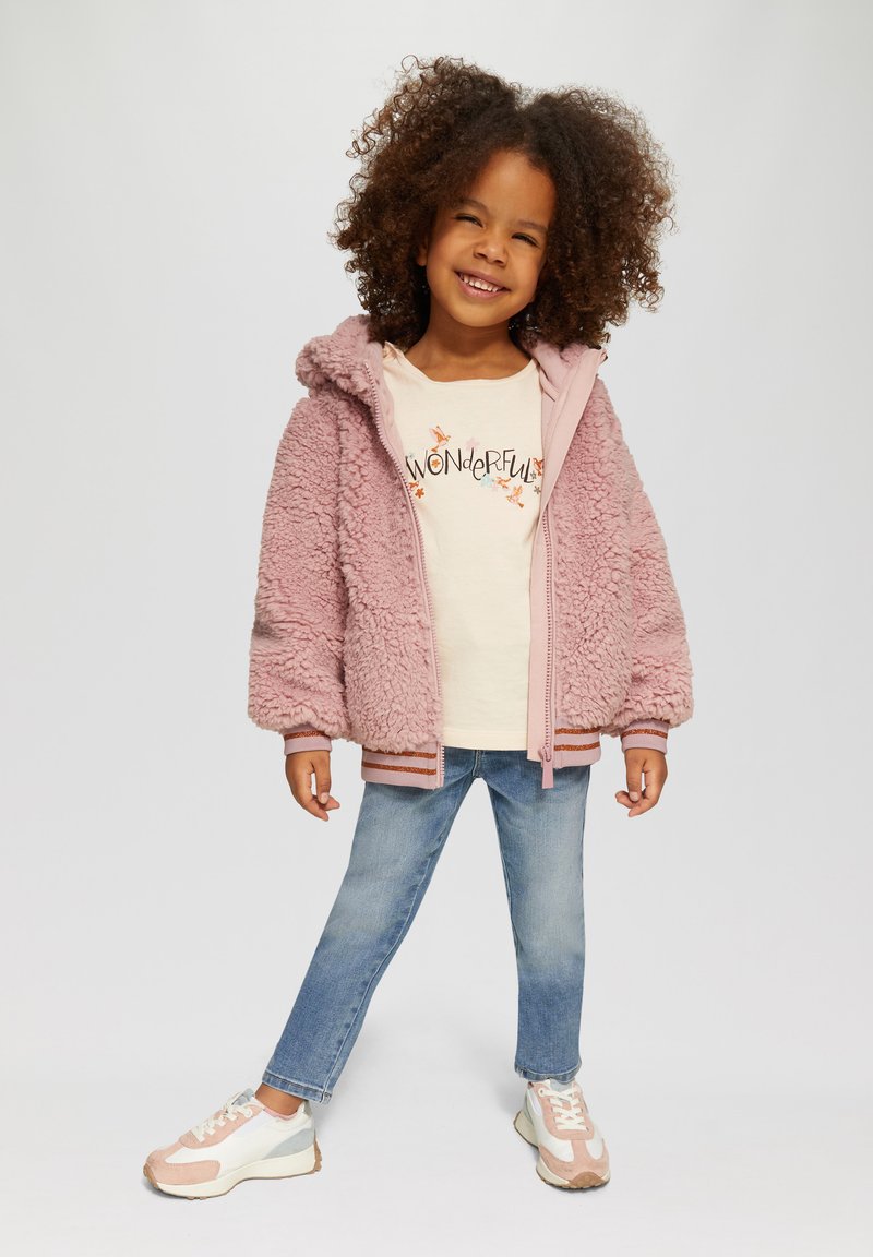 s.Oliver GLITZER - Longsleeve - helles sand