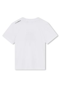 KARL LAGERFELD KIDS T-shirt imprimé - blanc