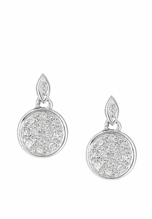 DIAMOND DROP - Kõrvarõngad - white gold-coloured