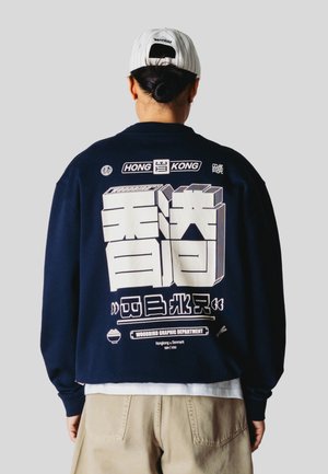 Woodbird, WBCANE HK CREW - Sweater - dark navy