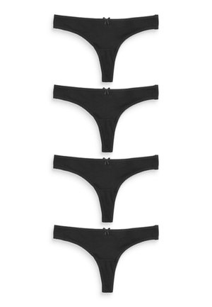 RICH KNICKERS 4 PACK  - Stringid - black