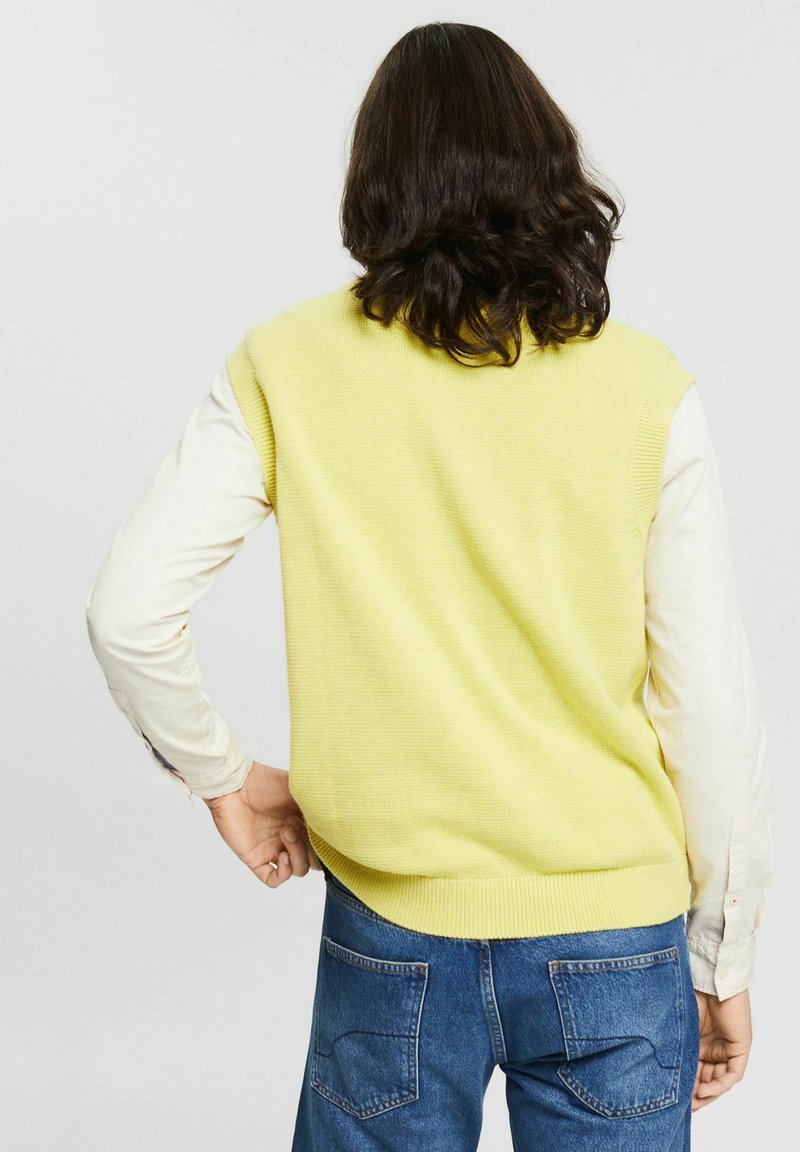 Herren Strickjacken | edc by Esprit Strickpullover yellow/gelb - PM74663 Herren Strickjacken | edc by Esprit Strickpullover yellow/gelb - PM74663