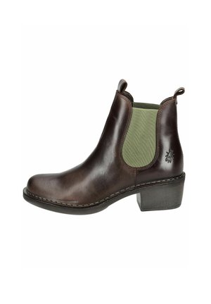 Classic ankle boots - dk.brown (greenlastic) 011