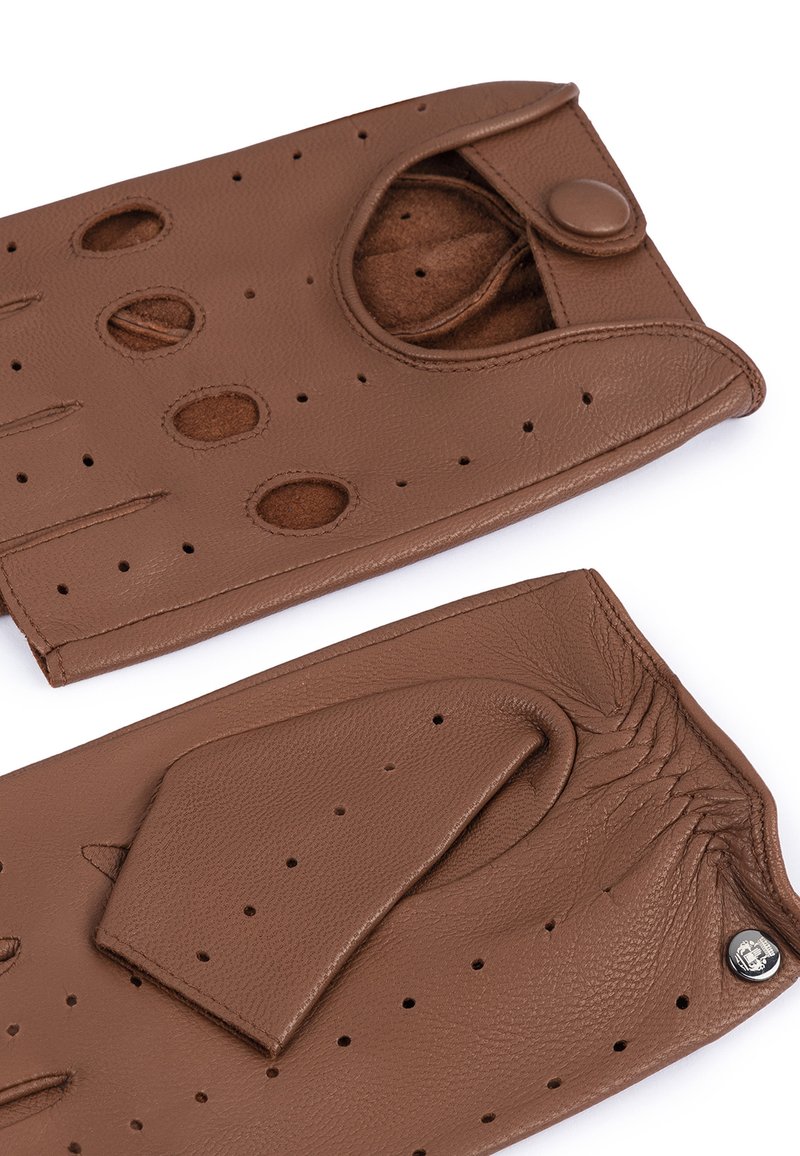 Herren Fäustlinge | Roeckl Kurzfingerhandschuh saddlebrown/braun - WD34292 Herren Fäustlinge | Roeckl Kurzfingerhandschuh saddlebrown/braun - WD34292