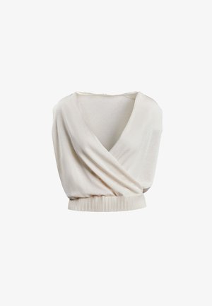 Luisa Spagnoli CAPOLIVERI A - Top - bianco seta