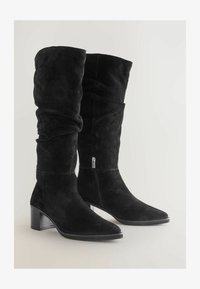 Niet geselecteerd, black suede