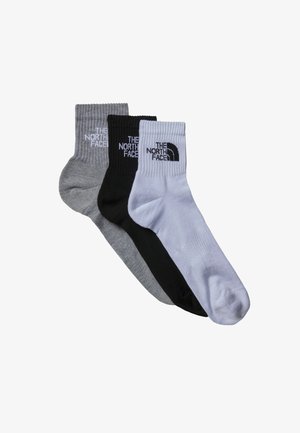 MULTI CUSH QUARTER 3 PACK - Sportinės kojinės - black assorted