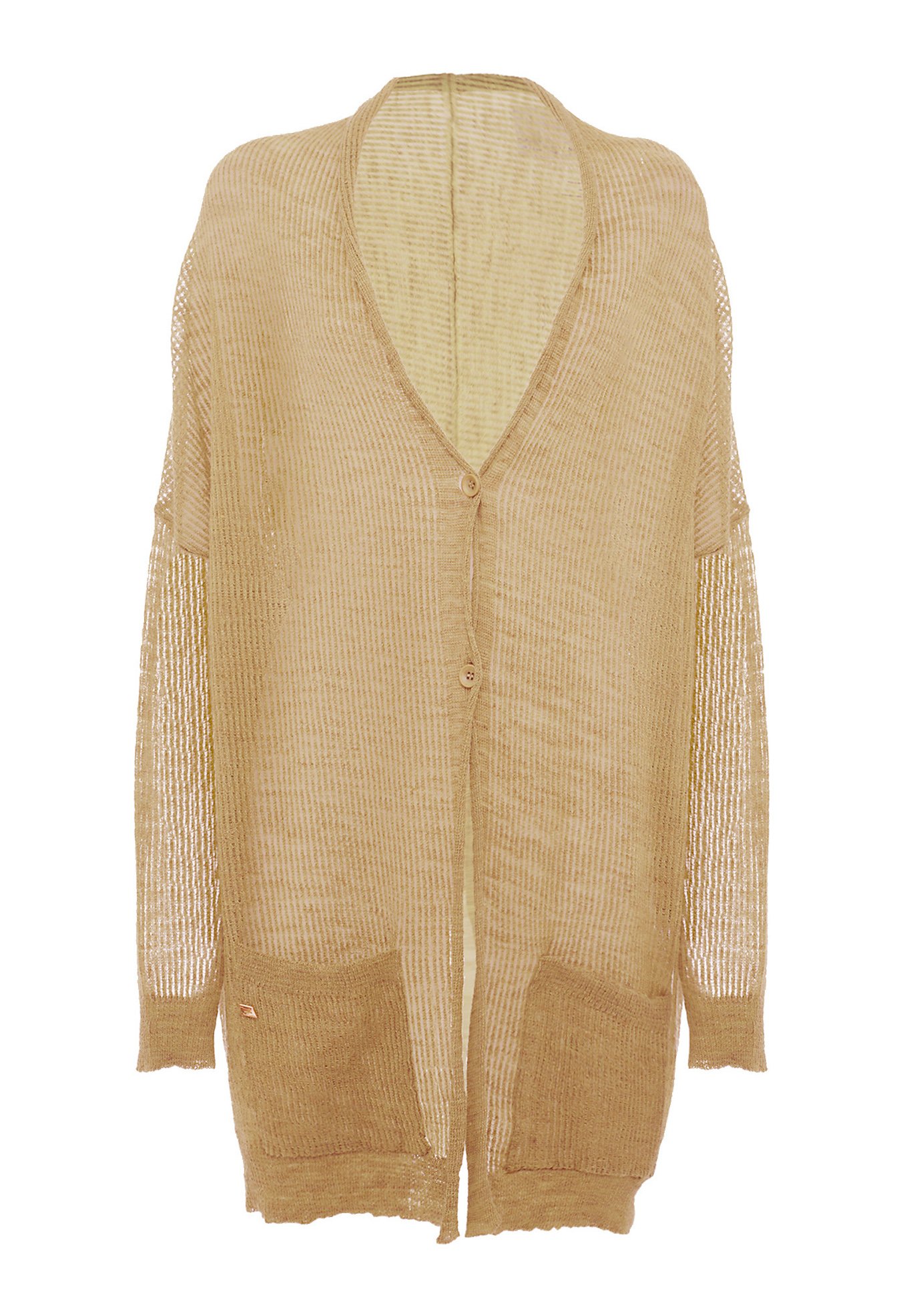 Manila Grace OVER Cardigan tortilla/beige