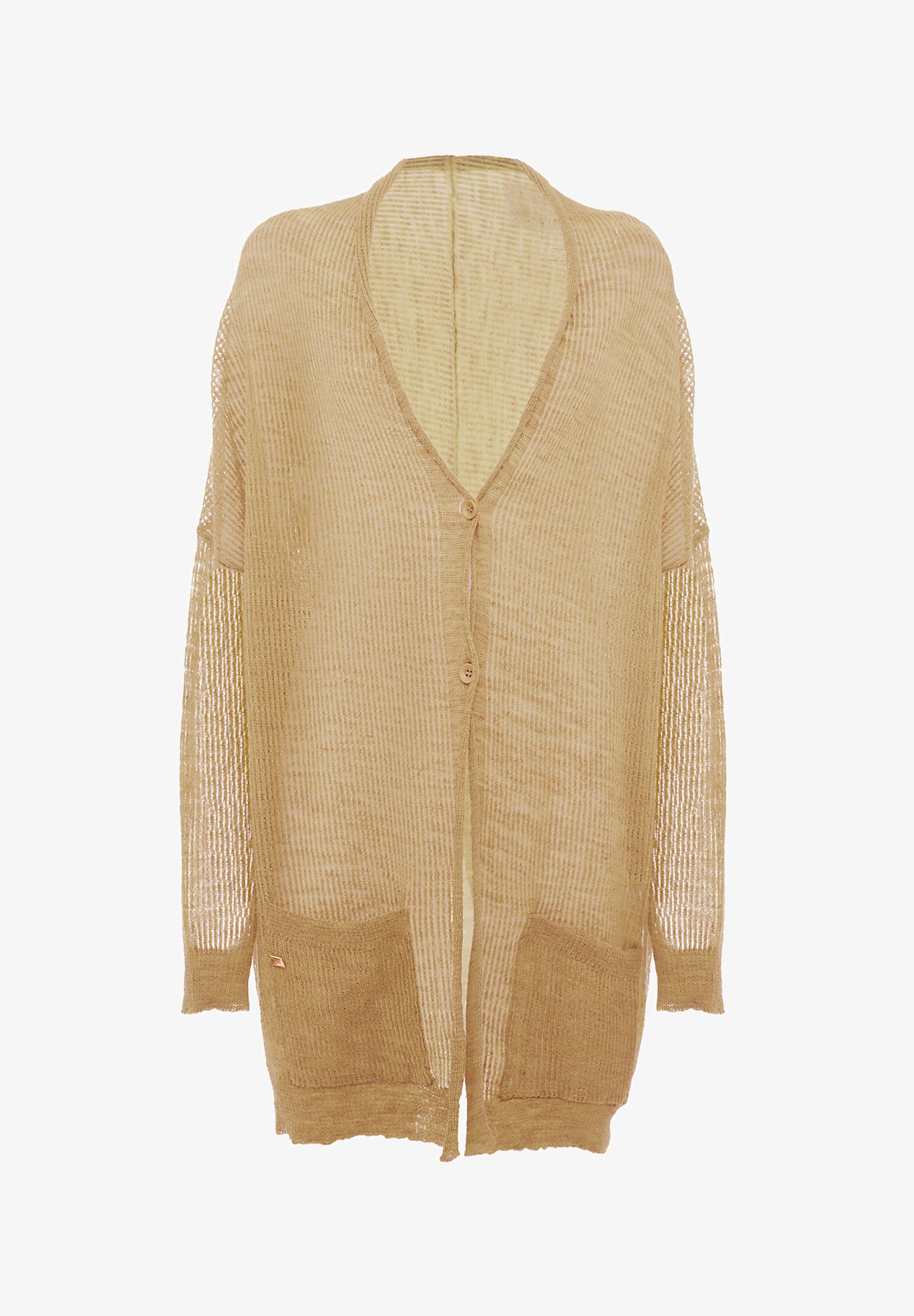 Manila Grace OVER Cardigan tortilla/beige