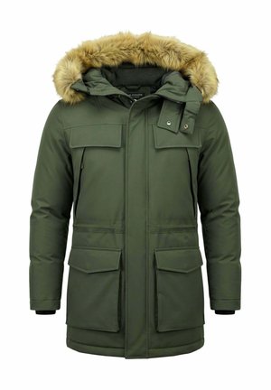 Local Fanatic, PARKA JAS - BONTKRAAG - GFXNW - GROEN - PI-891G - Parka - groen