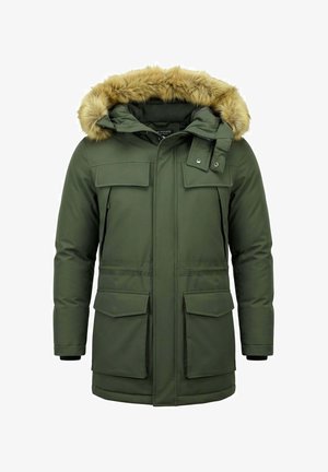 Local Fanatic, PARKA JAS - BONTKRAAG - GFXNW - GROEN - PI-891G - Parka - groen
