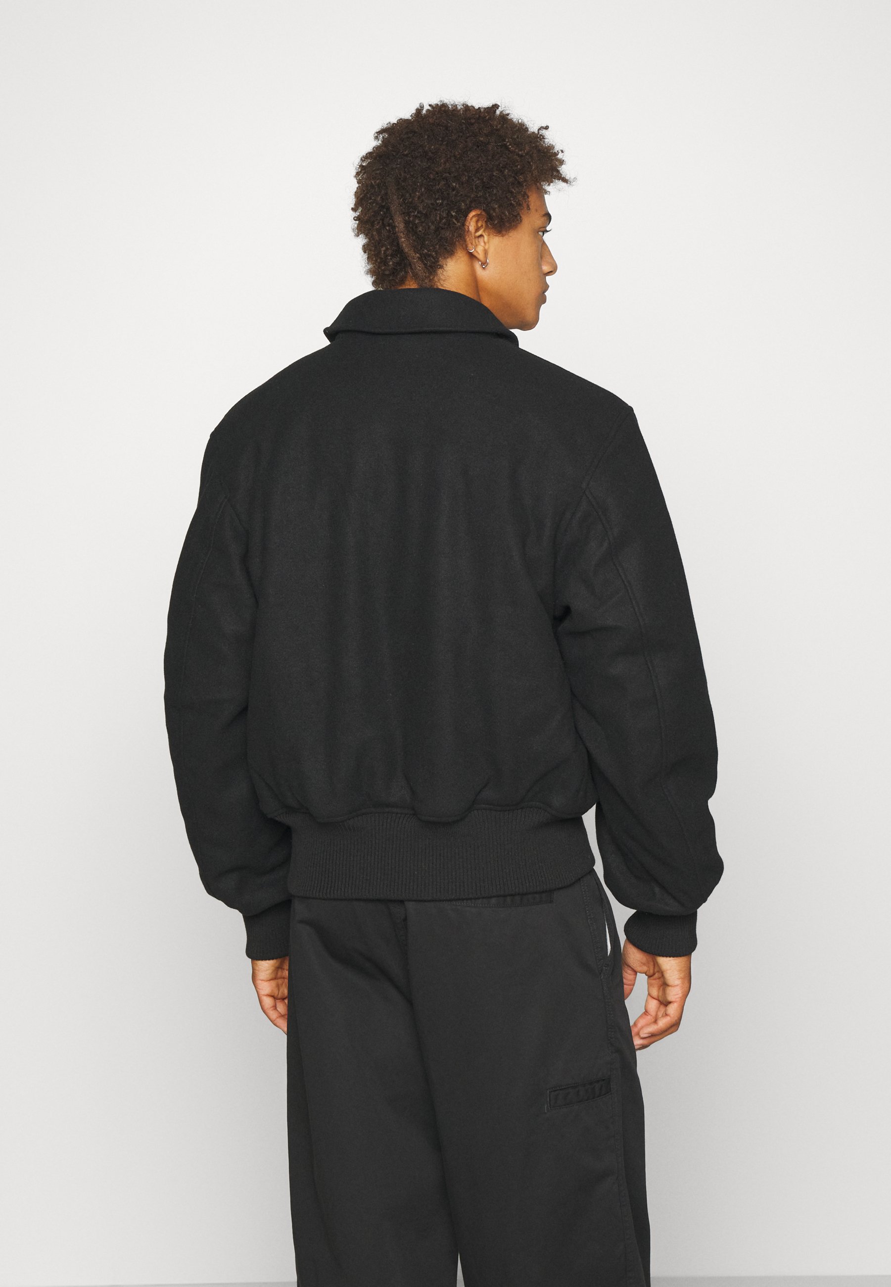 Alpha Industries CWU ZH WOOL - Bomberjacke - black/schwarz