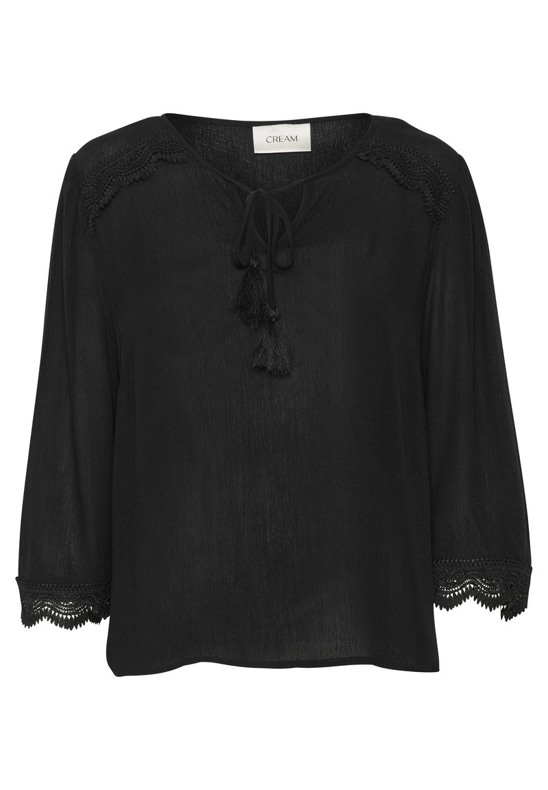 Cream Blouse zwart