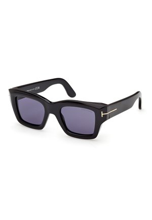 Tom Ford ILIAS - Solglasögon - shiny black  / blue
