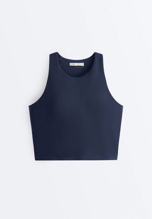 OYSHO, COMPRESSIVE - Top - metallic blue