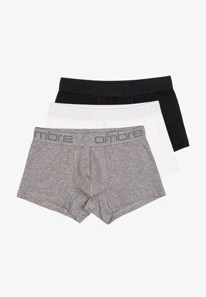 Ombre 3 PIECES - Kurze Boxershorts - grey white black