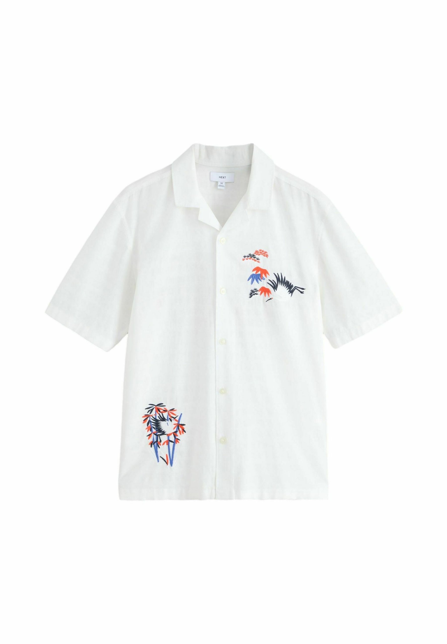 Next REGULAR FIT - TEXTURED EMBROIDERED JAPANESE PRINT SHORT
