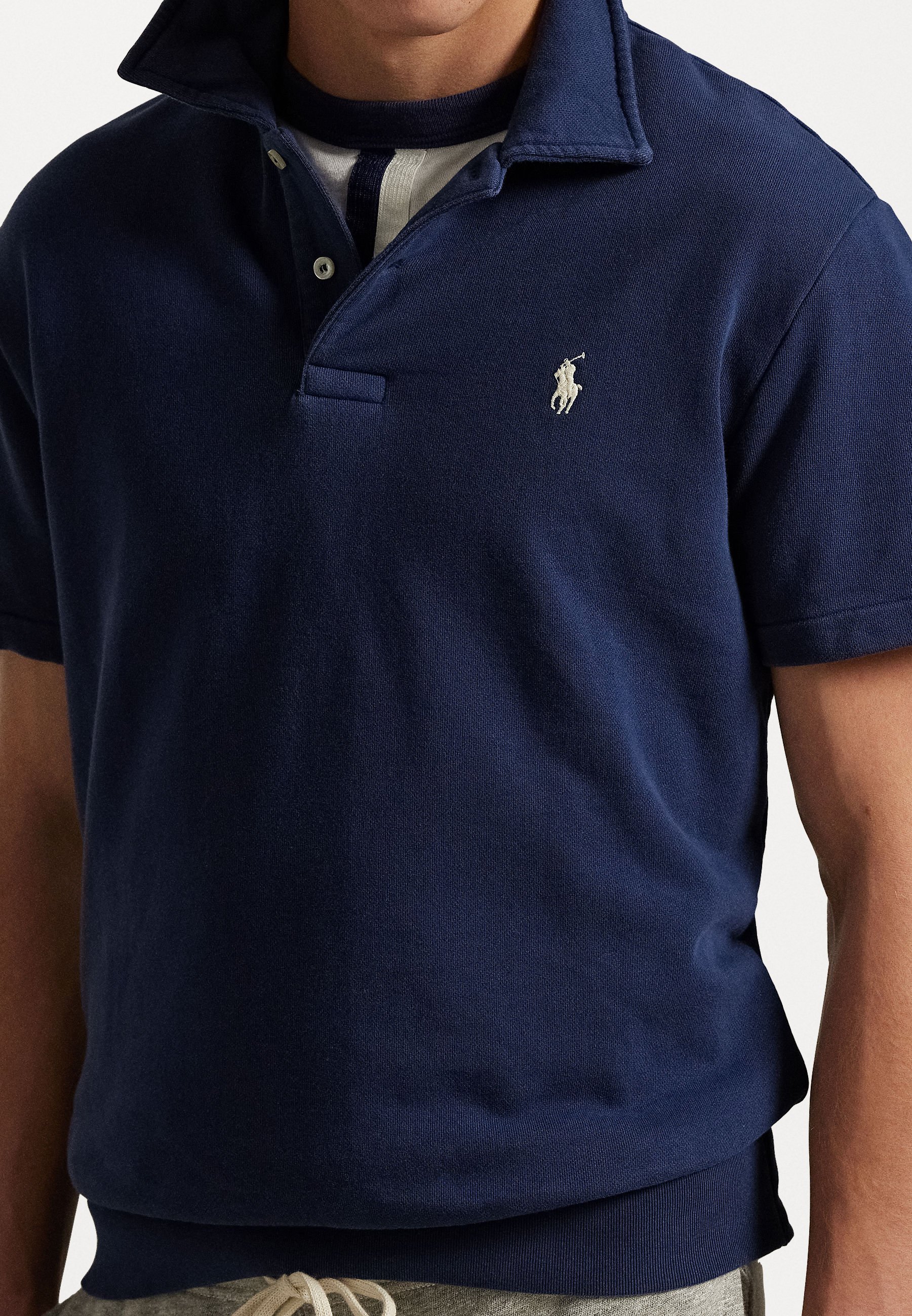 Polo Ralph Lauren LOOPBACK FLEECE POLO-COLLAR SWEATSHIRT - Polo