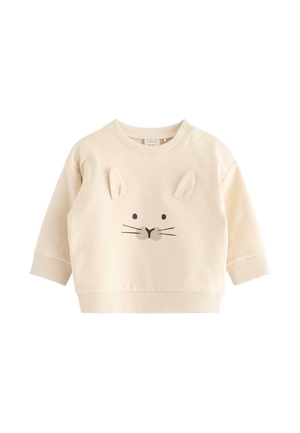 WITH PRINT - Sweatshirt - light beige