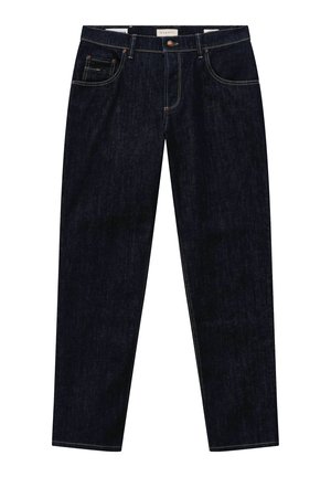 HANDCRAFTED MIT STRETCH - Jeans Tapered Fit - marine