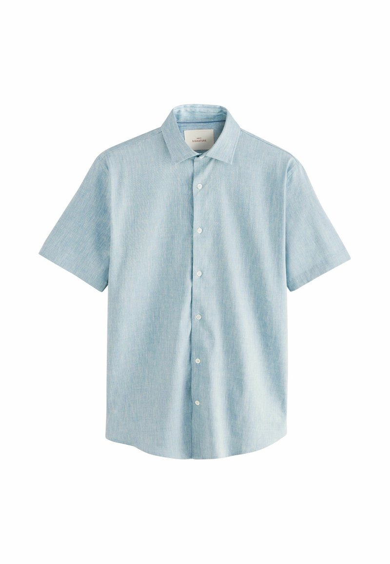 Next SIGNATURE SHORT SLEEVE - REGULAR FIT - Skjorter - blue