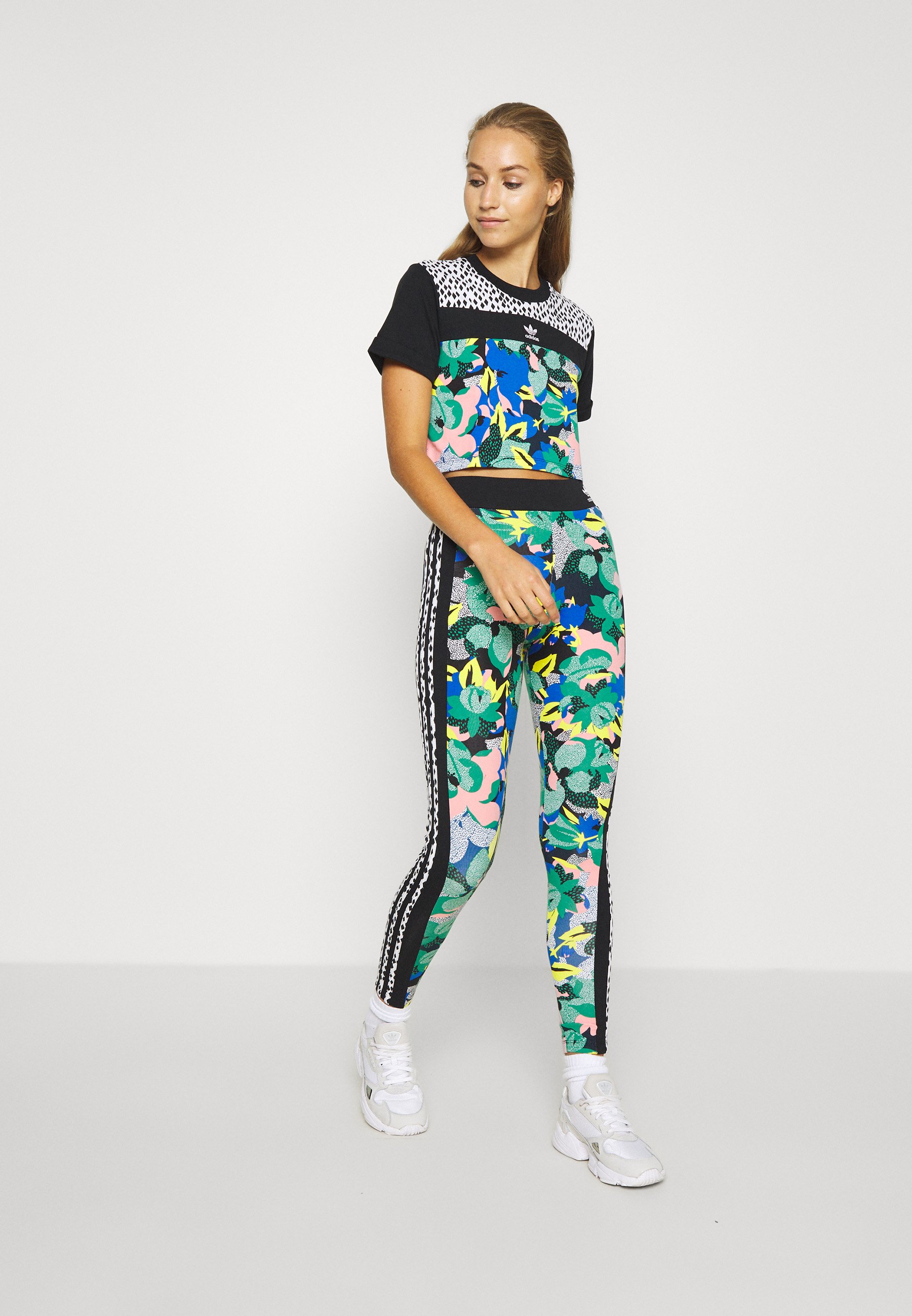 adidas Originals TIGHTS Leggings Hosen multicolor adidas Originals GRAPHICS HIGH RISE REGULAR TIGHTS