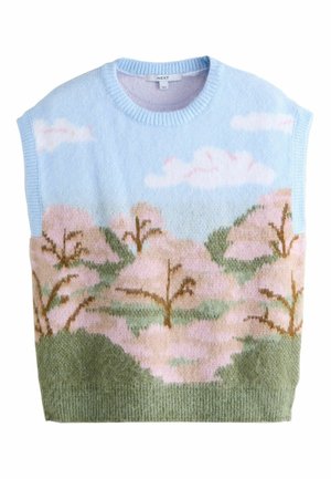 REGULAR FIT  - T-shirt con stampa - cherry blossom scene
