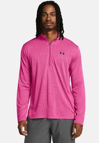 Under Armour TECH VENT GEOTESSA - Pikkade varrukatega topp - astro pink